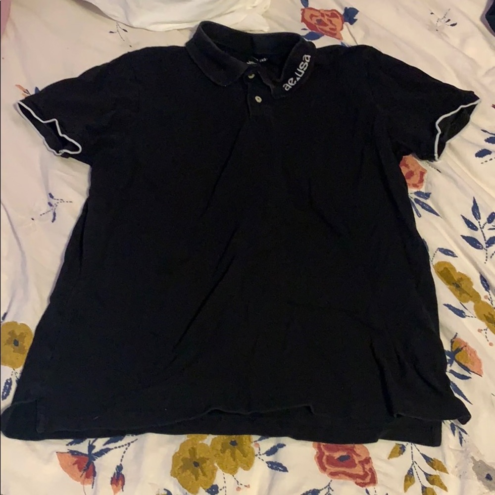 American Eagle Men’s black polo